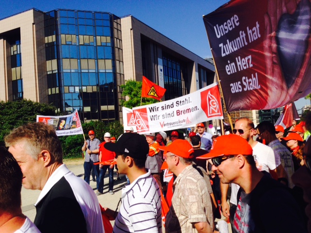 Steelworkers put motion into action