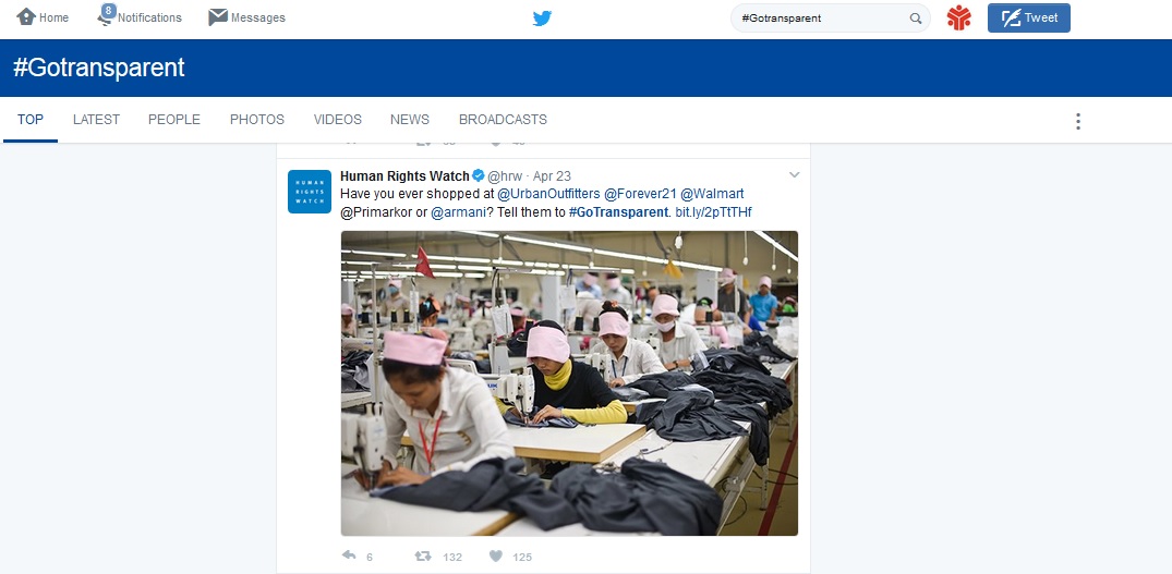 High time for more transparency in the garment supply chain