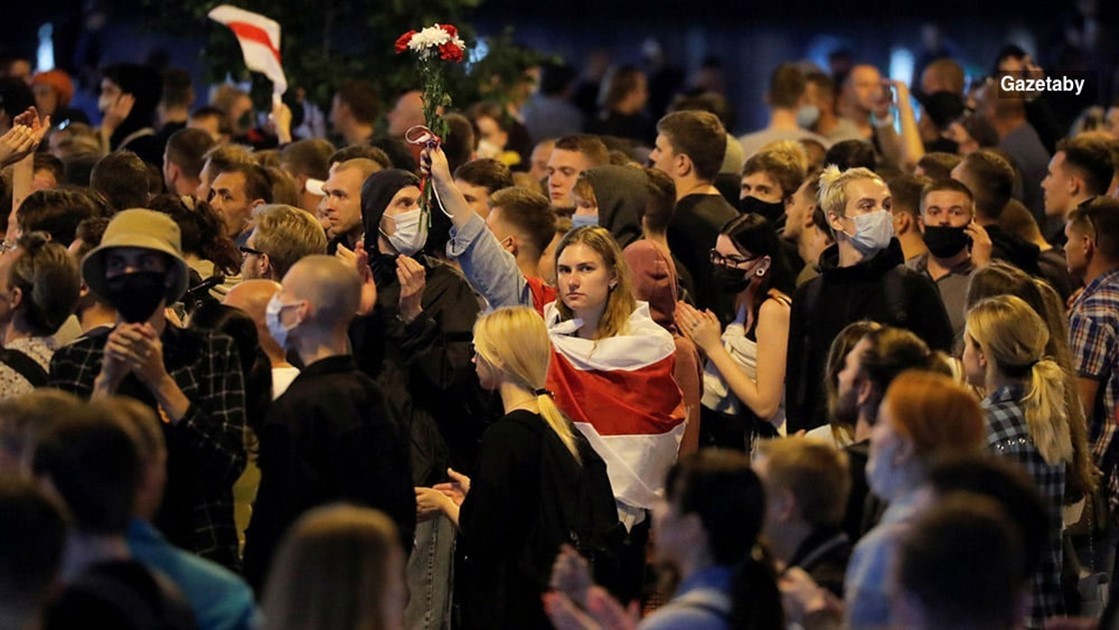 Industrial workers call for an end to repression in Belarus