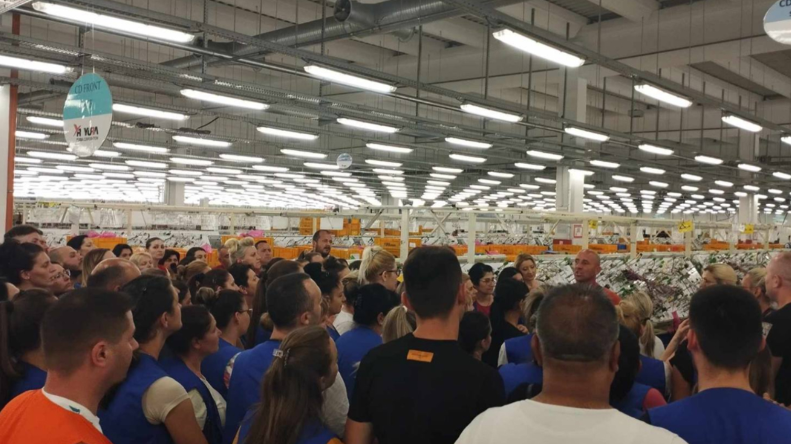 Manager physically assaults workers at Yura factory in Serbia
