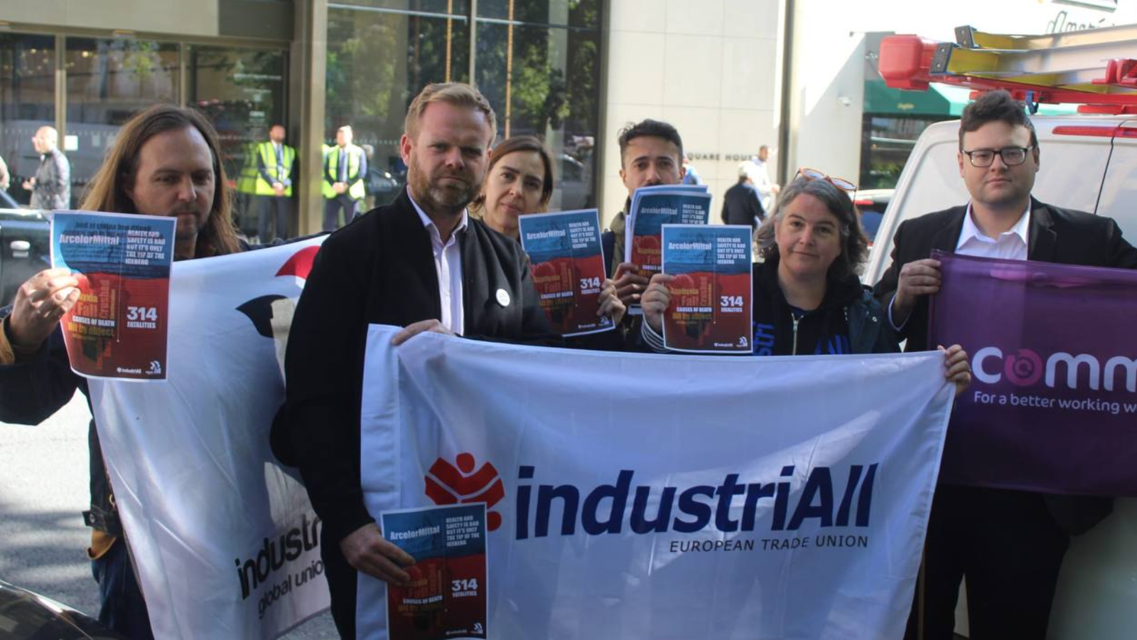ArcelorMittal trade union global action day: stop deaths at work NOW!