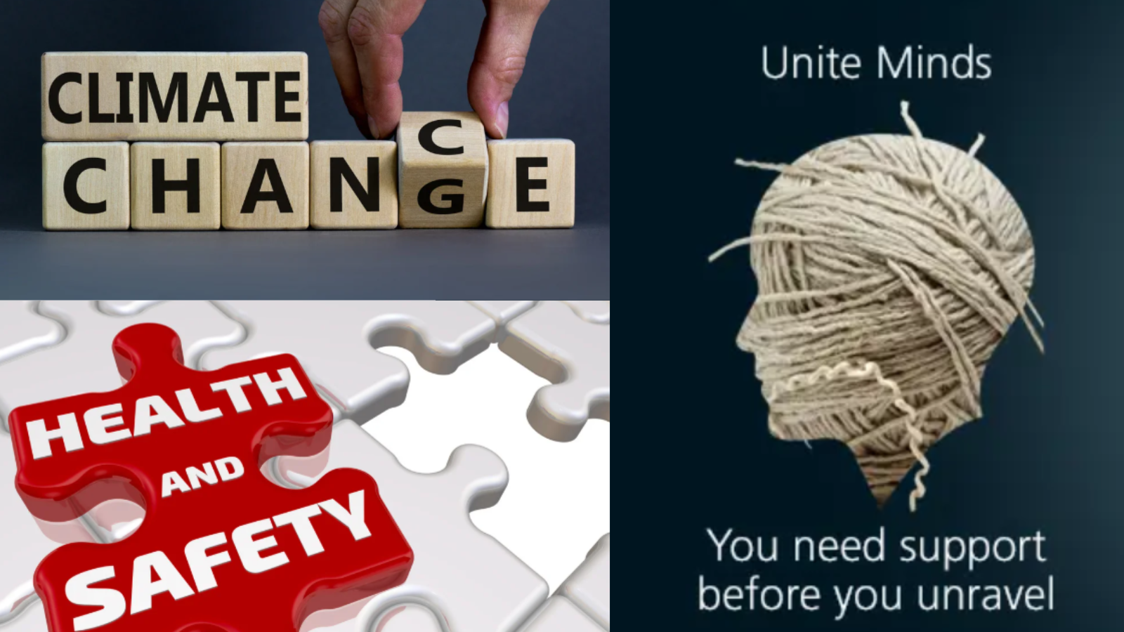 Occupational Safety and Health: Urgent action needed on Psycho-Social risks and risks arising from climate change