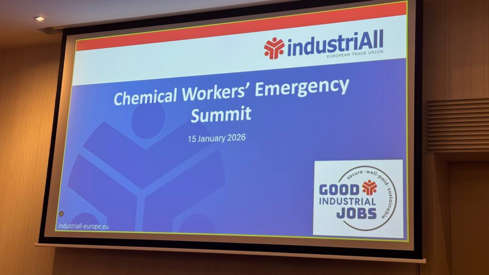 Chemical Workers’ Emergency Summit Calls for EU Action